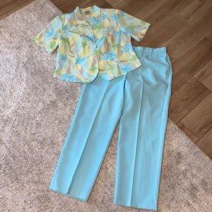 Vintage Allison Daley pantsuit